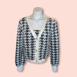 Willow & Wind houndstooth sweater set Size M